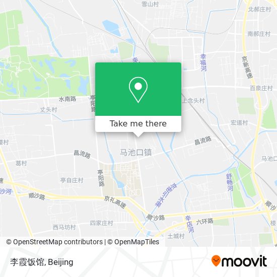 李霞饭馆 map