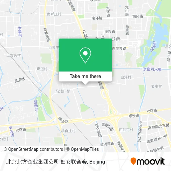 北京北方企业集团公司-妇女联合会 map