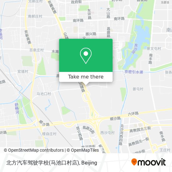 北方汽车驾驶学校(马池口村店) map