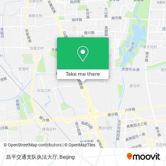 昌平交通支队执法大厅 map