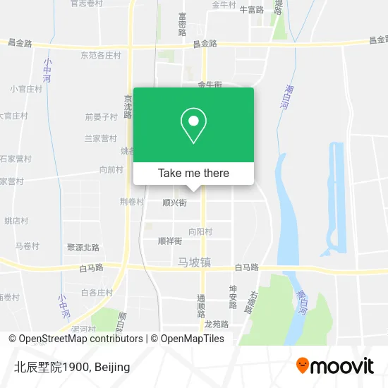 北辰墅院1900 map