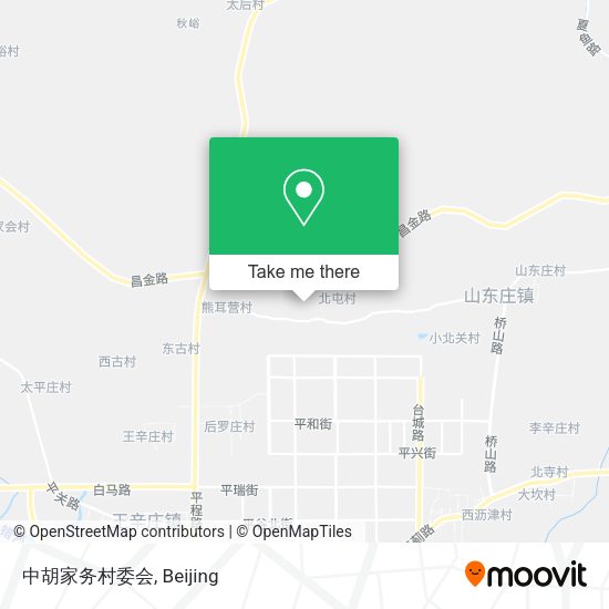 中胡家务村委会 map