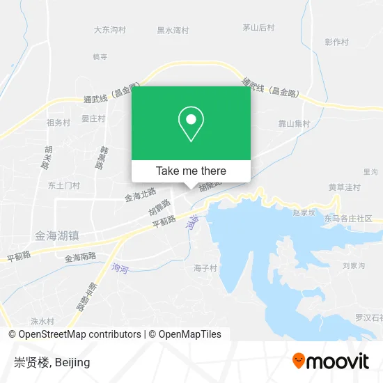崇贤楼 map