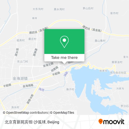 北京育新苑宾馆-沙弧球 map