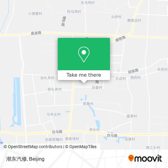 潮东汽修 map