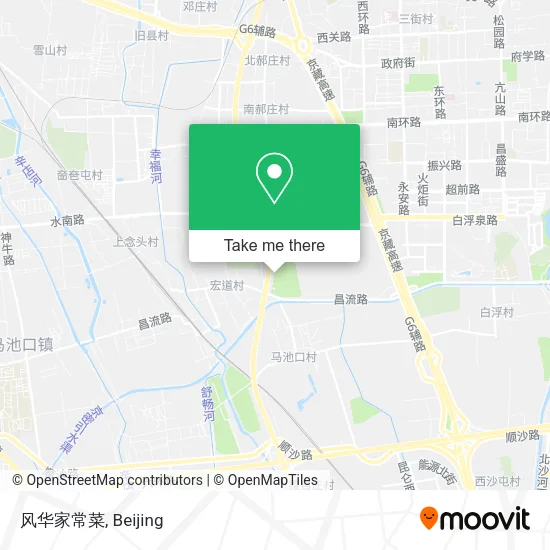 风华家常菜 map