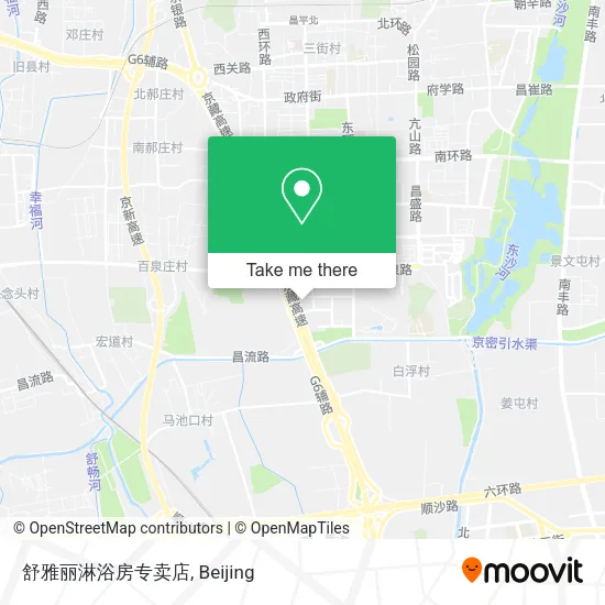 舒雅丽淋浴房专卖店 map