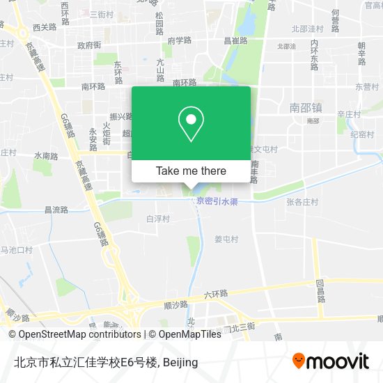 北京市私立汇佳学校E6号楼 map