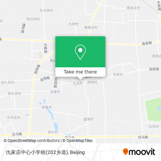 仇家店中心小学校(202乡道) map