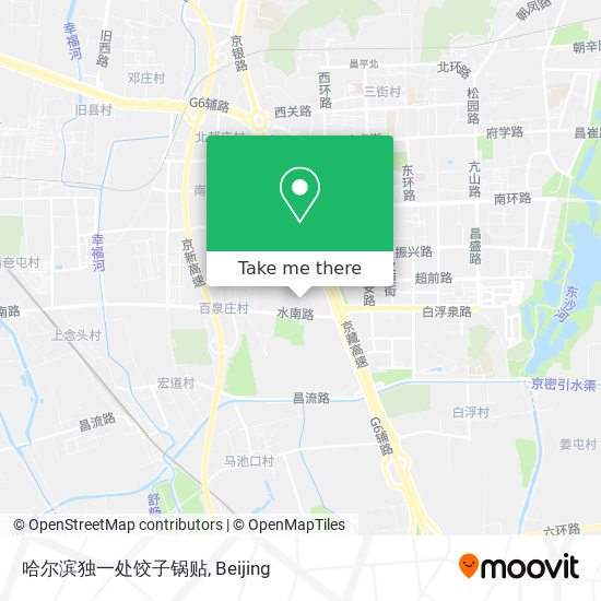 哈尔滨独一处饺子锅贴 map