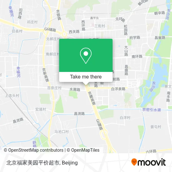 北京福家美园平价超市 map