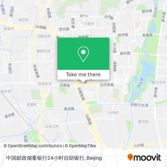 中国邮政储蓄银行24小时自助银行 map