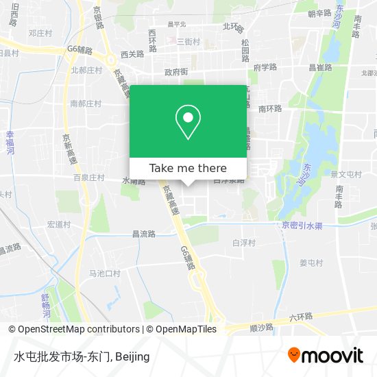 水屯批发市场-东门 map