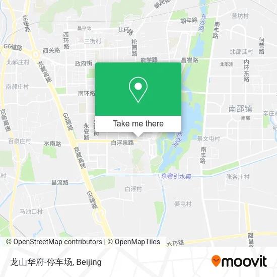 龙山华府-停车场 map