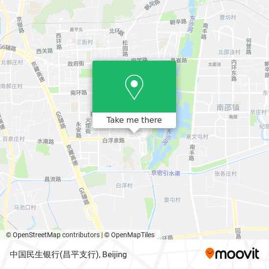 中国民生银行(昌平支行) map