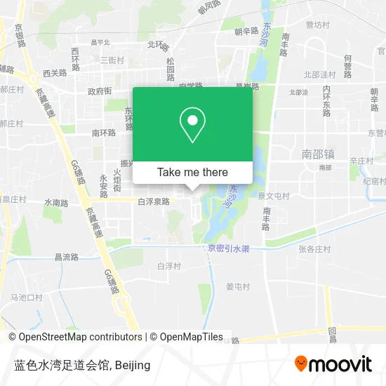 蓝色水湾足道会馆 map