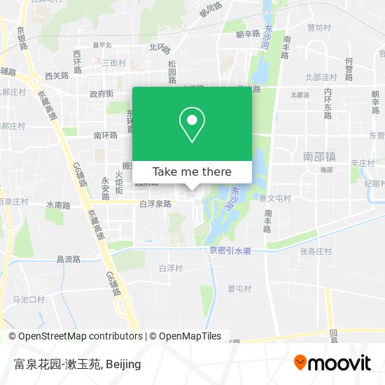 富泉花园-漱玉苑 map