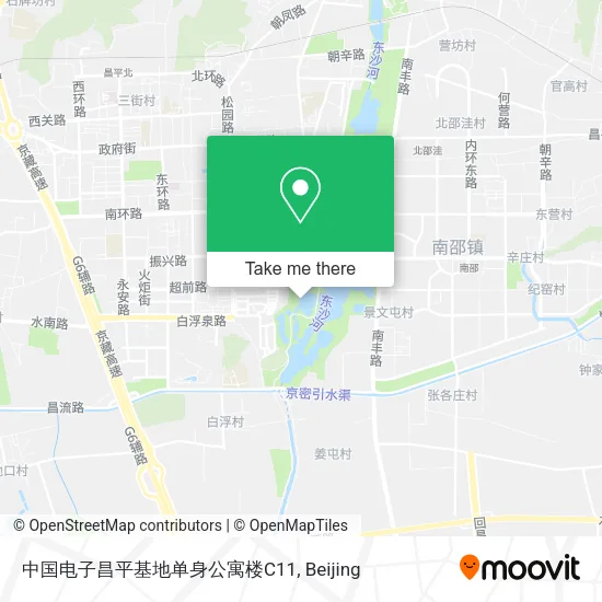 中国电子昌平基地单身公寓楼C11 map