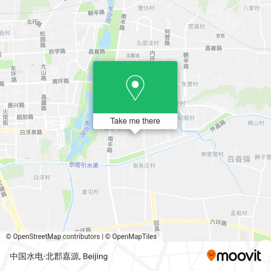 中国水电·北郡嘉源 map