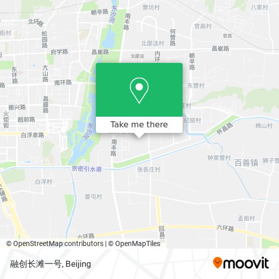 融创长滩一号 map