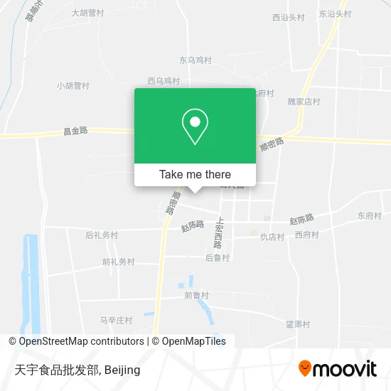 天宇食品批发部 map