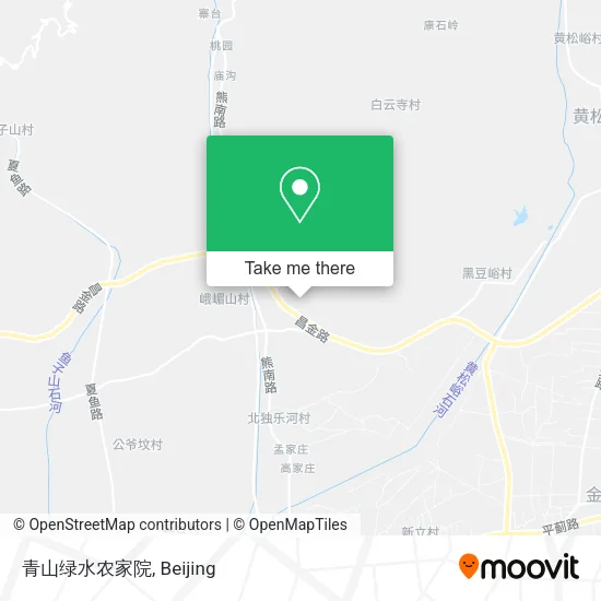 青山绿水农家院 map