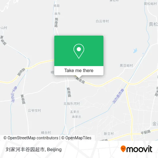 刘家河丰谷园超市 map