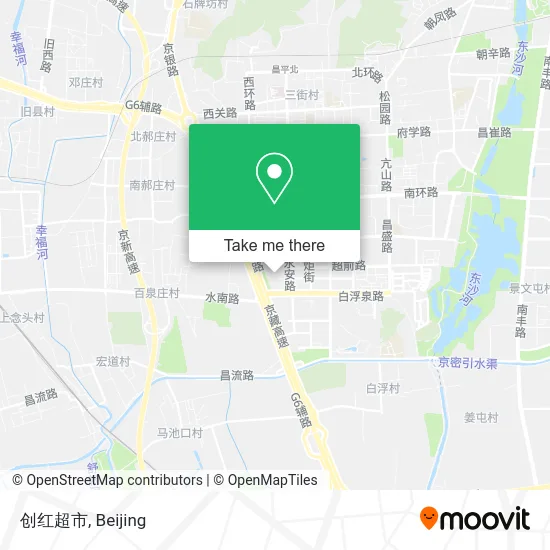创红超市 map