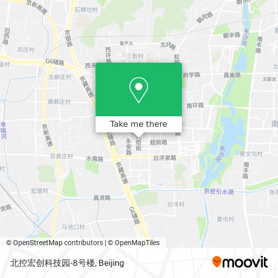 北控宏创科技园-8号楼 map