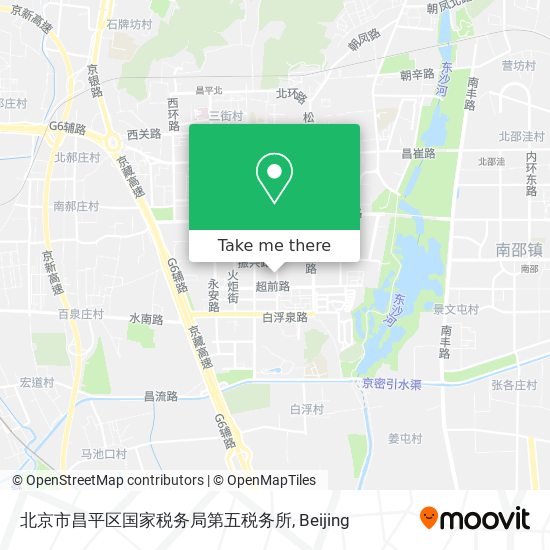 北京市昌平区国家税务局第五税务所 map