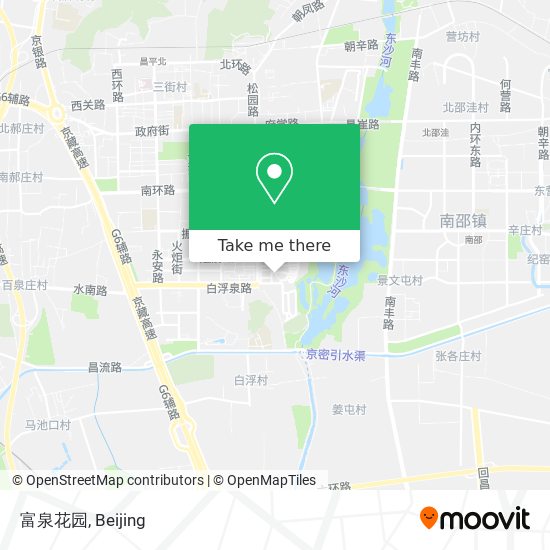 富泉花园 map