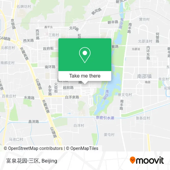 富泉花园-三区 map