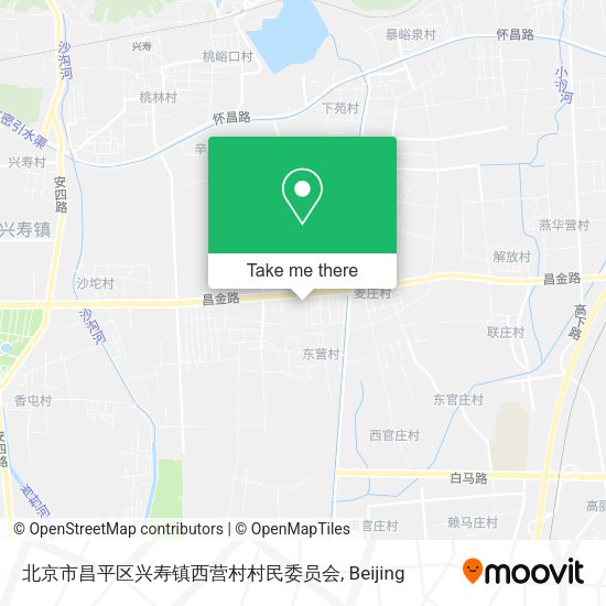 北京市昌平区兴寿镇西营村村民委员会 map