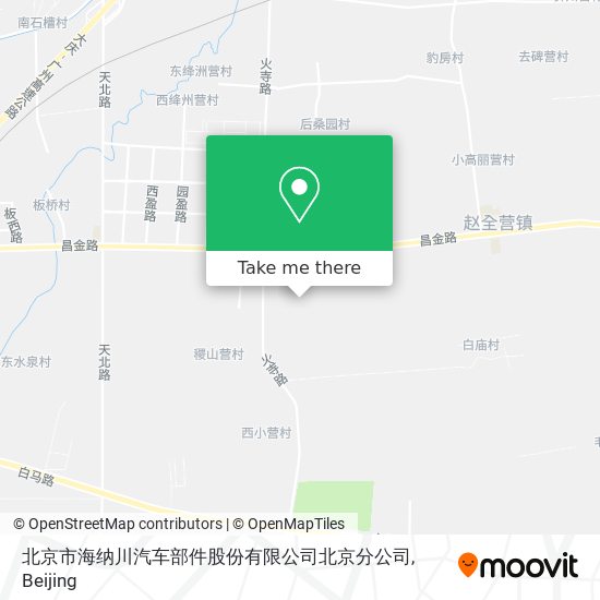 北京市海纳川汽车部件股份有限公司北京分公司 map