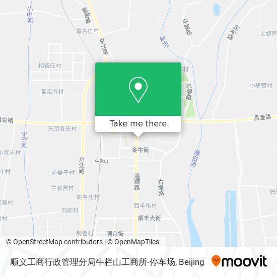顺义工商行政管理分局牛栏山工商所-停车场 map