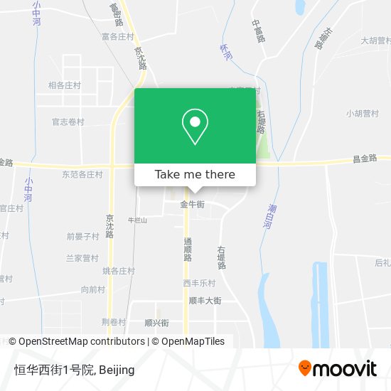 恒华西街1号院 map