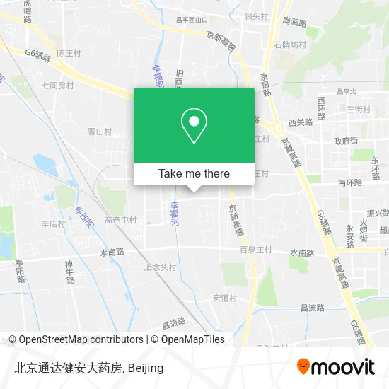 北京通达健安大药房 map