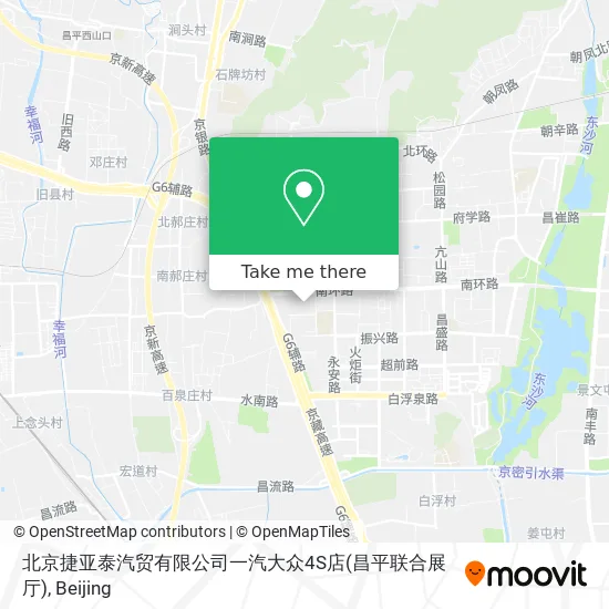 北京捷亚泰汽贸有限公司一汽大众4S店(昌平联合展厅) map