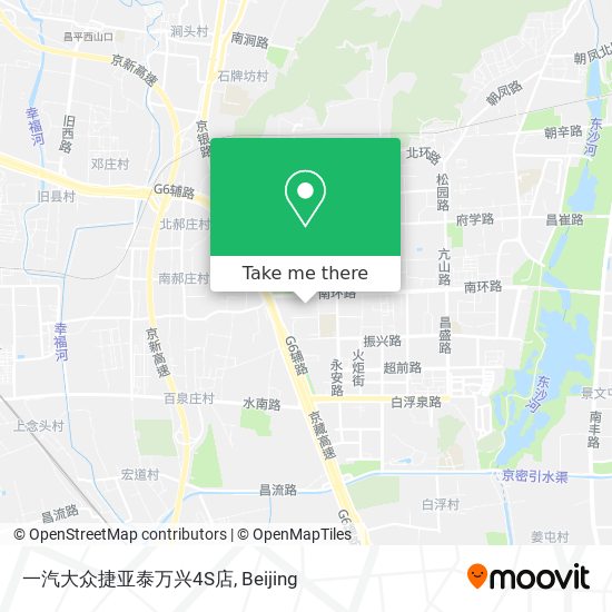 一汽大众捷亚泰万兴4S店 map
