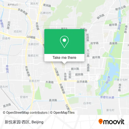 新悦家园-西区 map