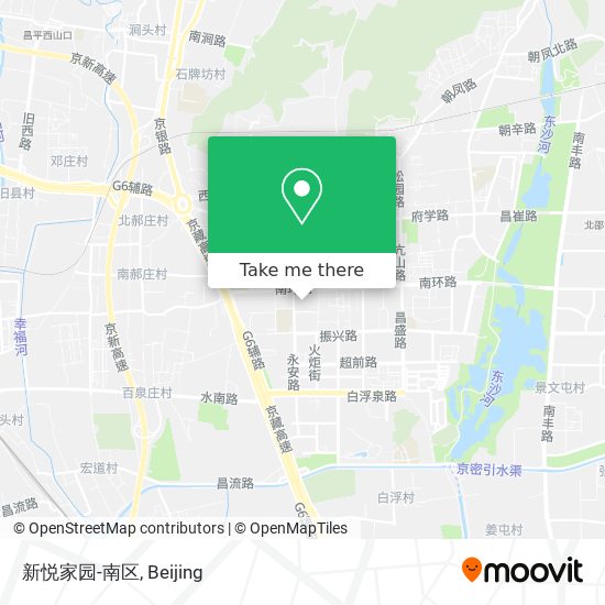新悦家园-南区 map