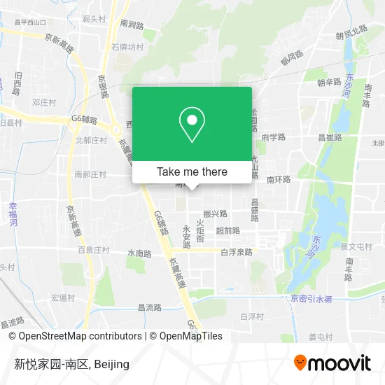 新悦家园-南区 map