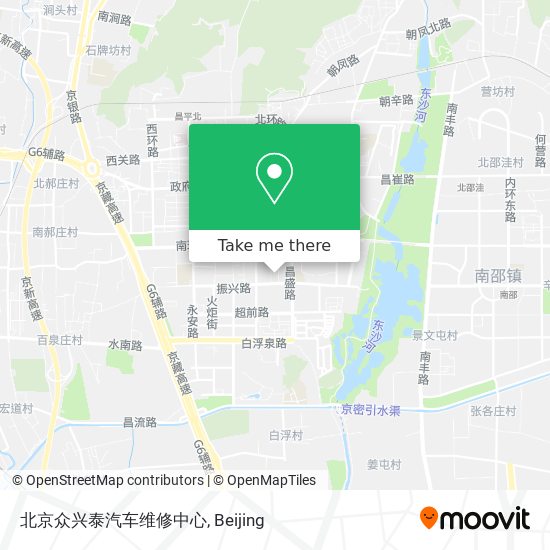 北京众兴泰汽车维修中心 map