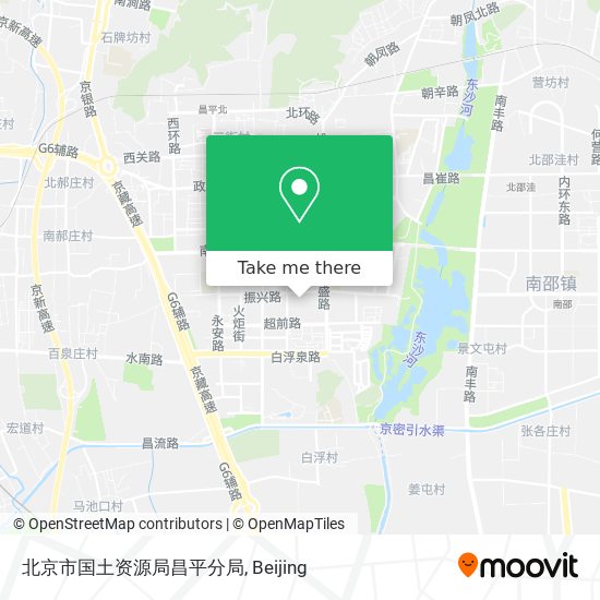 北京市国土资源局昌平分局 map