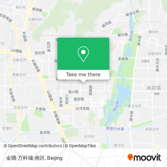 金隅·万科城-南区 map