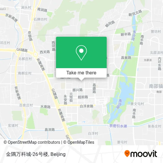 金隅万科城-26号楼 map