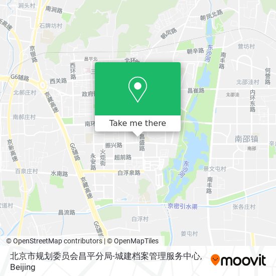 北京市规划委员会昌平分局-城建档案管理服务中心 map