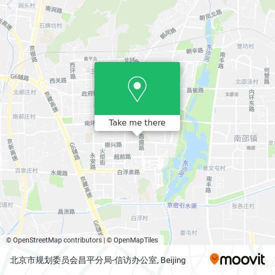 北京市规划委员会昌平分局-信访办公室 map