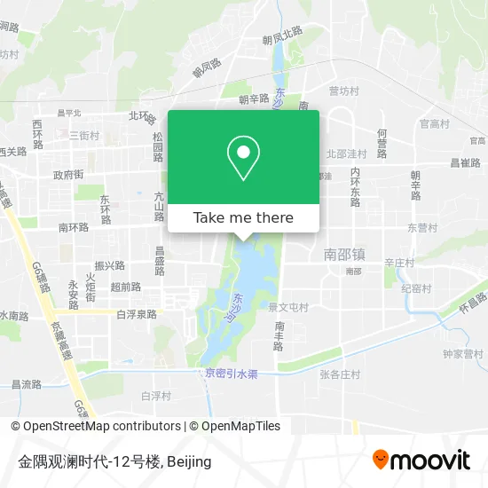 金隅观澜时代-12号楼 map