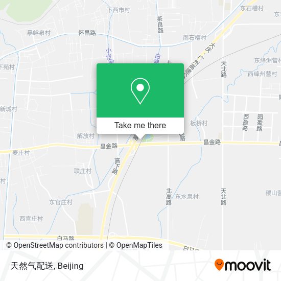天然气配送 map
